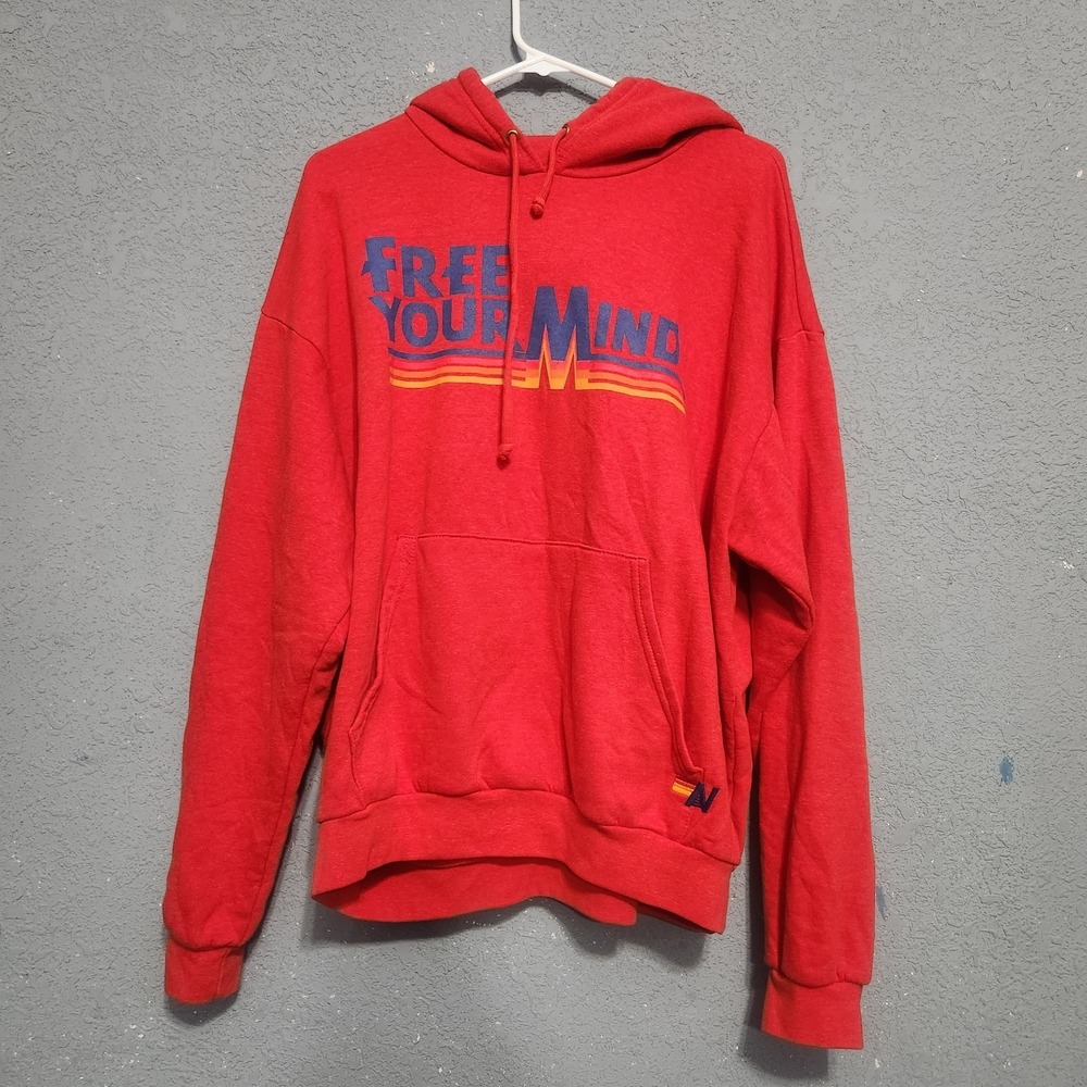 Aviator Nation Aim Youth Mental Health Relaxed Pullover Hoodie Size M